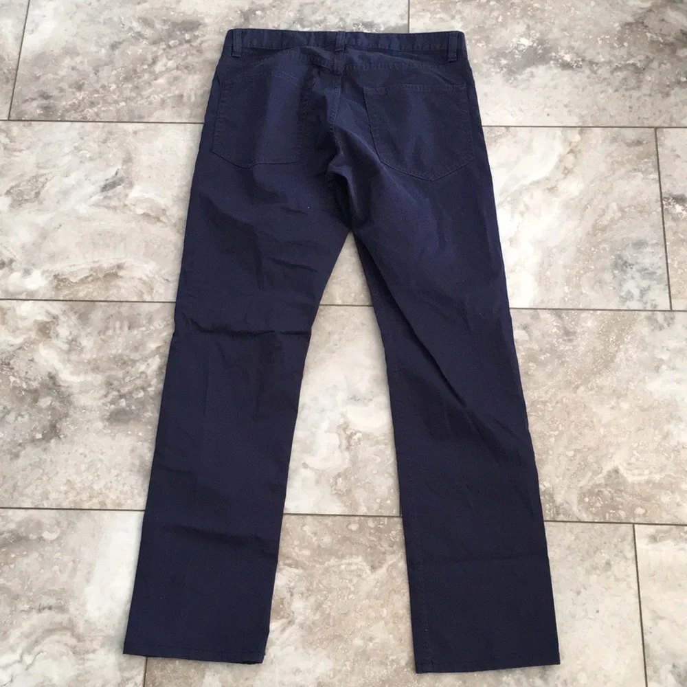 Theory navy blue EUC skinny straight leg denim  size 29